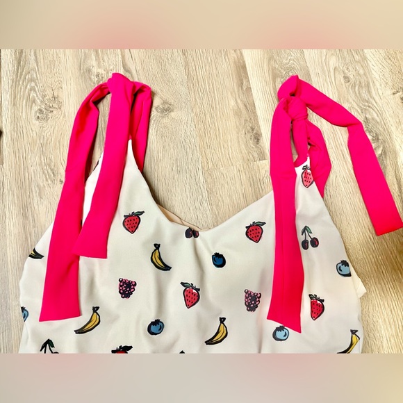 LIME RICKI x TRUFRU Collab NWOT
FRUIT BASKET SHOULDER-TIE ONE-PIECE SIZE 2X - Picture 5 of 12